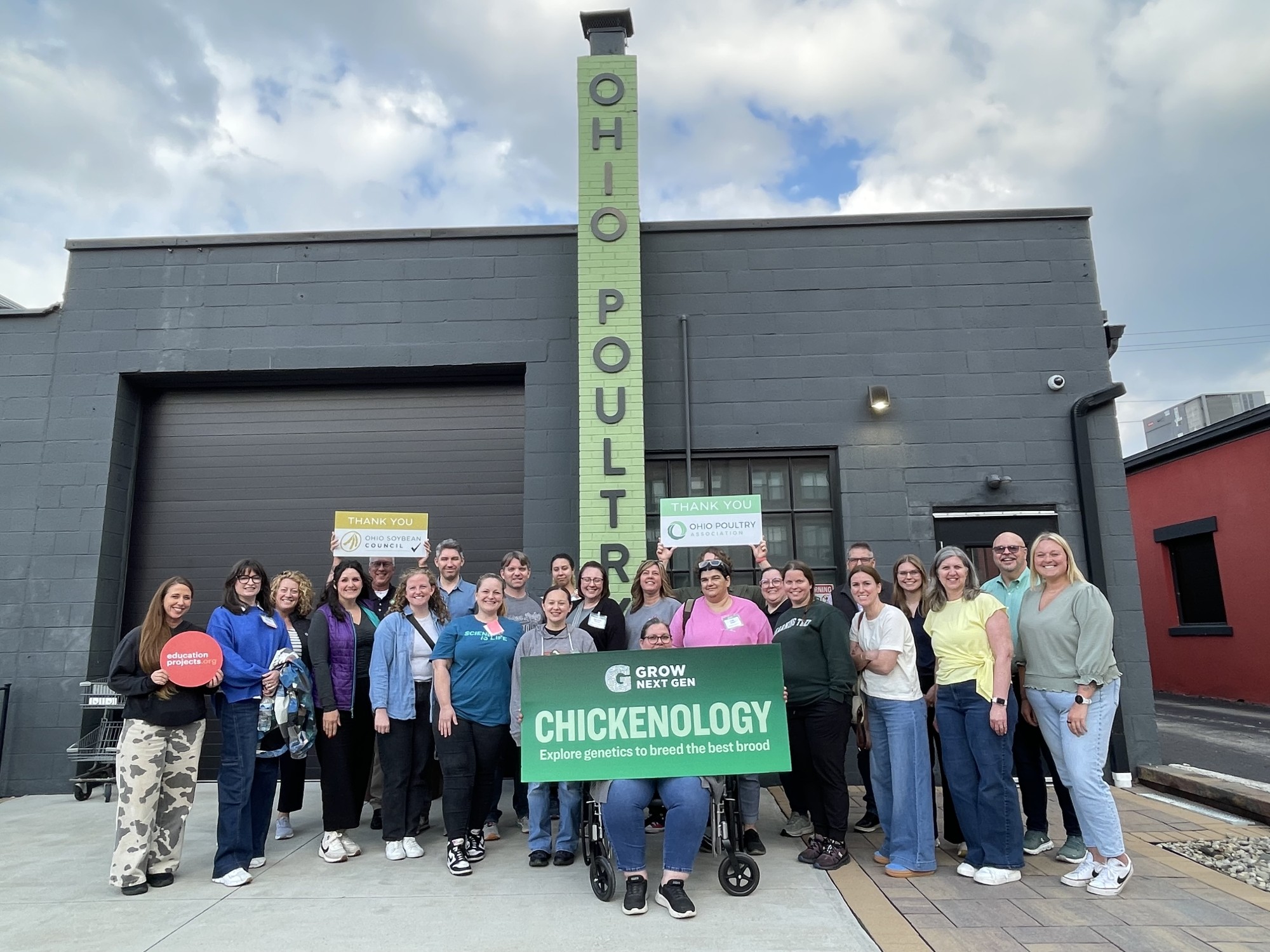 Teachers take time to join the Ohio Poultry Association and GrowNextGen for Chickenology, an educator workshop connecting genetics concepts to familiar contexts: chickens and eggs.