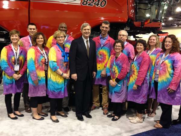 Tie-dyed teachers learn and network at Commodity Classic