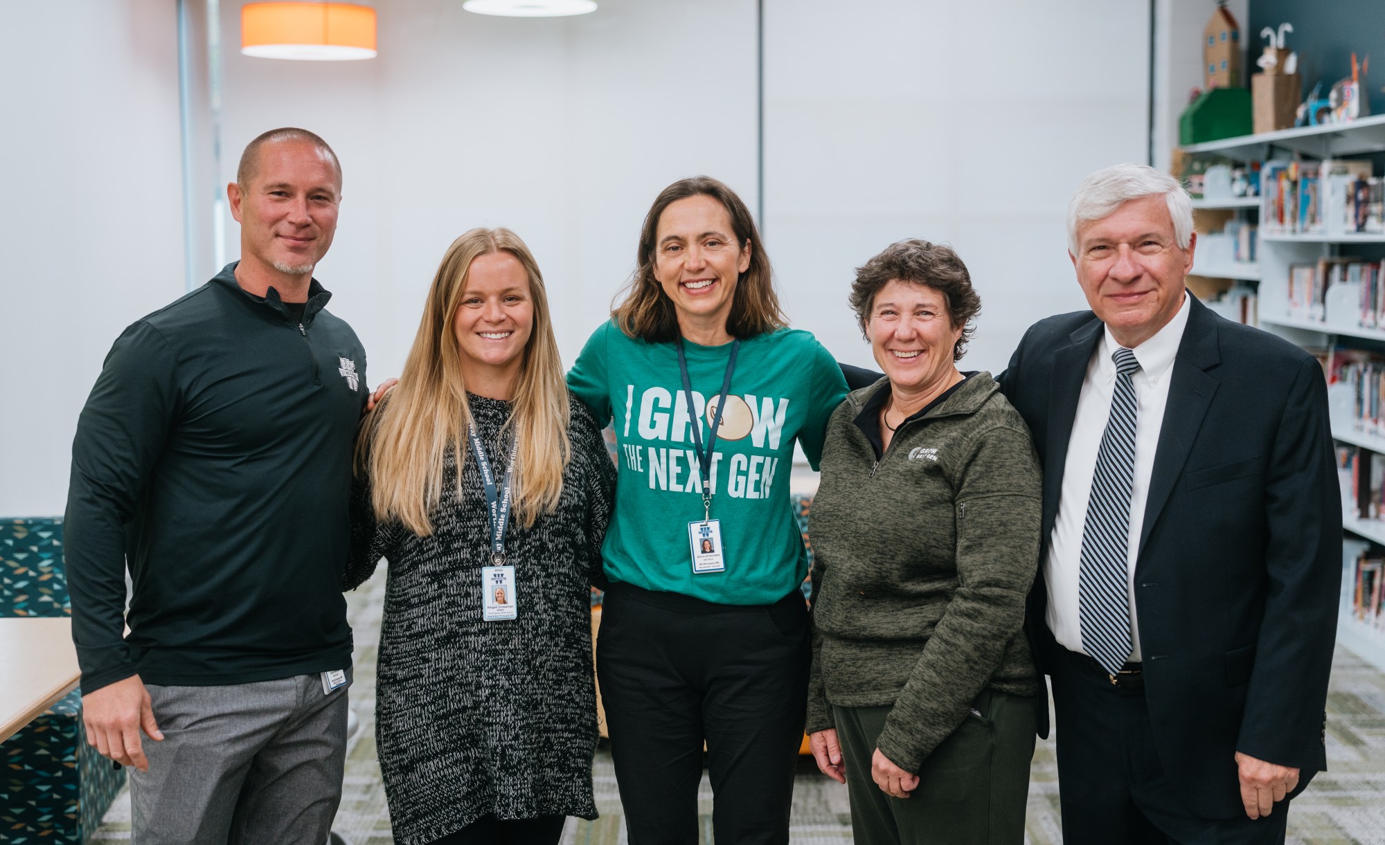 Erica receives recognition from administrators and program directors as the GrowNextGen 2025 Teacher Leader of the Year for her advocacy of science education through agriculture.