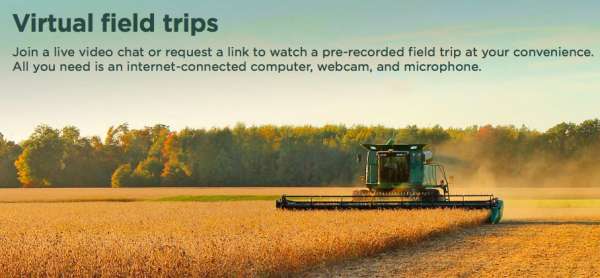 Virtual field trips to soybean farms offered to students