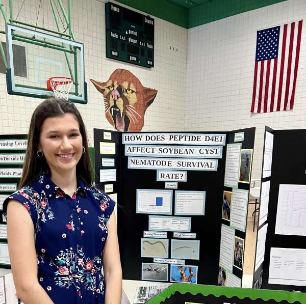 How Does Peptide D4E1 Affect the Survival Rate of Soybean Cyst Nematodes?